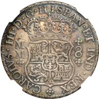 Mexico. 8 Reales, 1762-Mo MM. NGC EF - 2