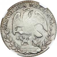 Mexico. 8 Reales, 1841-Pi JS. NGC AU50 - 2