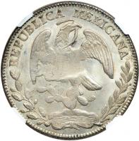 Mexico. 8 Reales, 1877-Zs JS. NGC MS61 - 2