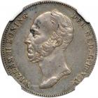 Netherlands. ½ Gulden, 1848. NGC AU50