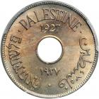 Palestine. 10 Mils, 1927. PCGS MS64