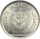 Palestine. 100 Mils, 1942. PCGS MS62