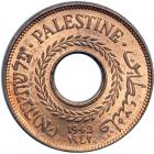 Palestine. 5 Mils, 1942. PCGS MS64