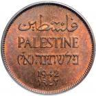 Palestine. Mil, 1942. PCGS MS64