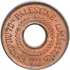 Palestine. 5 Mils, 1944. PCGS MS64