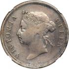 Straits Settlements. 50 Cents, 1900-H. NGC F