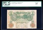 Germany, Germany Empire SCWPM# 41 21.4.1910 50 Mark. PCGS Very Fine 25