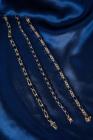 Collection of 3 Sapphire, Diamond, 14K Yellow Gold Bracelets