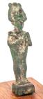 EGYPT. Bronze figure of Osiris with hands crossed at chest