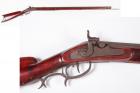 An Absolutely Beautiful Cherry Wood Kentucky Rifle ca. 1830