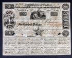 Texas Republic Bond for $500