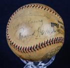 1936 Detroit Tigers Signed Baseball