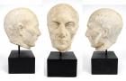 ROMAN. Marble Republican head, slightly over-life size, of balding mature man.