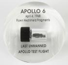 Apollo 6, 1968, FLOWN Heatshield Fragments