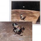 Apollo 11, Neil Armstrong and Mike Collins autograph.
