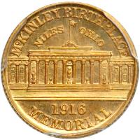 1916 McKinley Gold Dollar. PCGS MS63 - 2