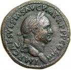 Vespasian, AD 69-79. AE Sestertius minted at Rome, AD 71. VF