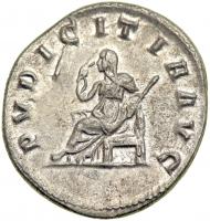 Herennia Etruscilla, wife of Trajan Decius, AD 249-251. Silver Antoninianus (4.3g) minted at Antioch. AEF - 2