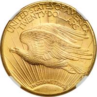 1927 $20 St. Gaudens. NGC MS64 - 2