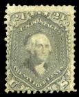1863, 24¢ grayish lilac. F