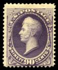 1888, 90¢ purple. F
