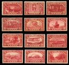 Parcel Post, 1913, 1¢-$1 complete. F-VF