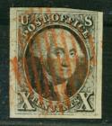 1847, 10¢ black. VF-XF