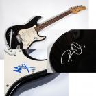 Guitar Signed by Jimmy Page and Robert Plant