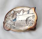 Franklin Mint 70th Anniversary of Ford Motor Company Silver Belt Buckle