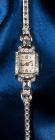 Tiffany & Company Diamond, Platinum Art Deco Wristwatch