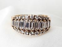 Lady's Diamond, 14K Yellow Gold Band Style Ring