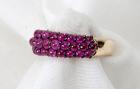Lady's Cabochon Ruby, 14K Yellow Gold Band Ring