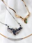 Collection of Gemstone & Gold Necklaces