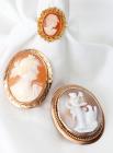 Collection of Cameo, Yellow Gold Jewelry