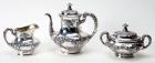 English Three Piece Sterling Tea Service