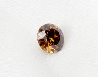 1.94 Carats Round European Cut, Treated Fancy Brown Diamond
