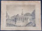 [Mount Vernon] Pencil Drawing Made in 1839 by A 12-Year-Old Girl
