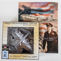 Enola Gay  Autographs of Pilot Paul Tibbets and Navigator Dutch Van Kirk