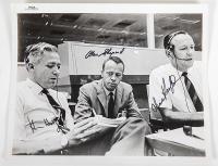 Alan Shepard Autograph - Early Mission Control Photo