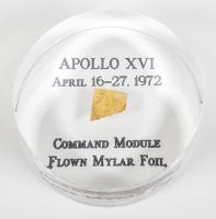 Apollo 16, 1972, FLOWN Gold Foil