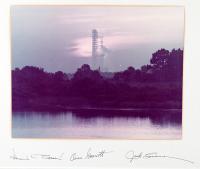 Skylab 3 on the Pad, Ready to Go. Autographed by the Crew