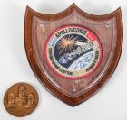 Deke Slaytons Apollo/ Soyuz Wall Hanging  4 mission patch