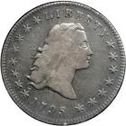 1795 Flowing Hair Dollar 3 Leaves B-5, BB-27 Rarity 1. ICG VF30