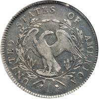 1795 Flowing Hair Dollar 3 Leaves B-5, BB-27 Rarity 1. ICG VF30 - 2