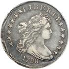 1798 Pointed 9 Close Date B-9, BB-121 Rarity 5. SEGS EF40