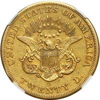 1853-O $20 Liberty. NGC EF45 - 2