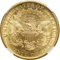 1878 $20 Liberty. NGC MS61 - 2