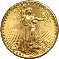 1927 $20 St. Gaudens. PCGS MS65