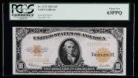 1922, $10 Gold Certificate. PCGS Choice New 63PPQ. Fr-1173. KL-442.
