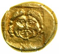 Lesbos, Mytilene. Electrum Hekte (2.54g), ca. 454-427 BC. EF - 2